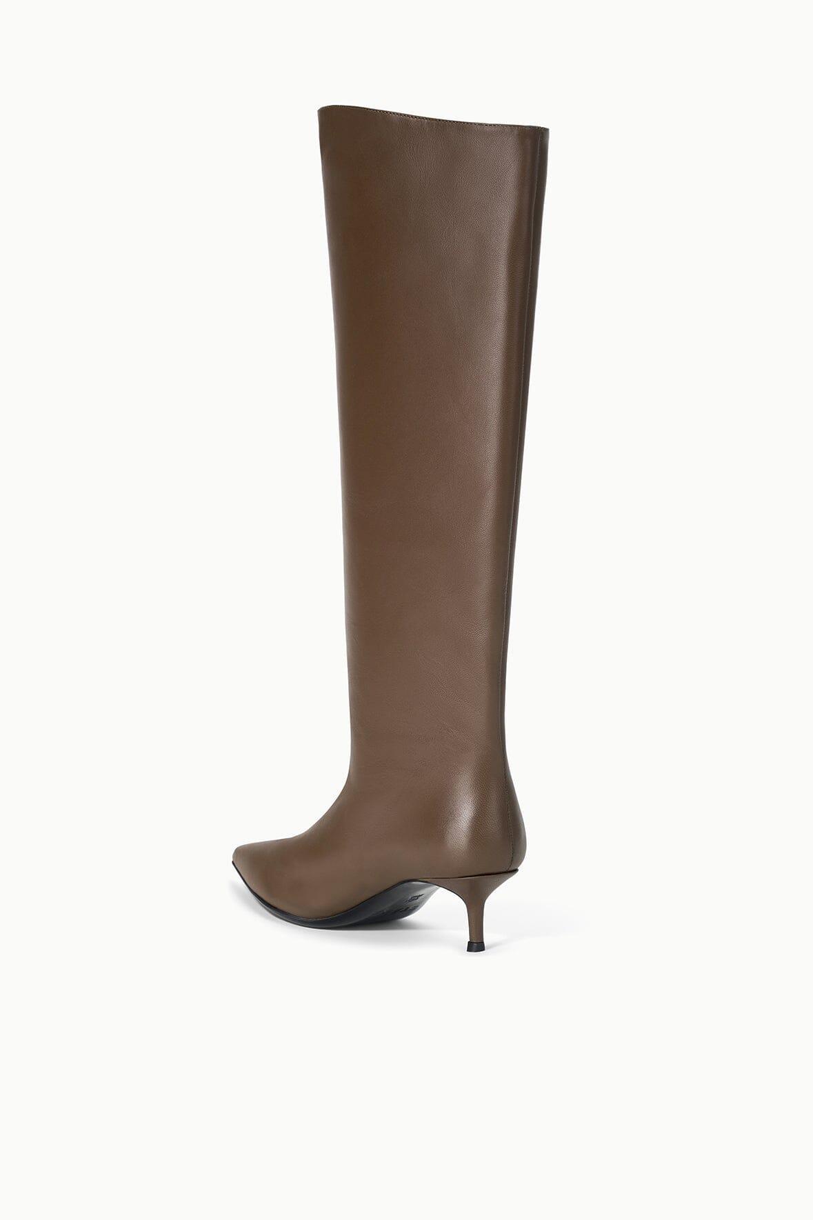 SEBASTIAN KITTEN HEEL BOOT | TRUFFLE Product Image