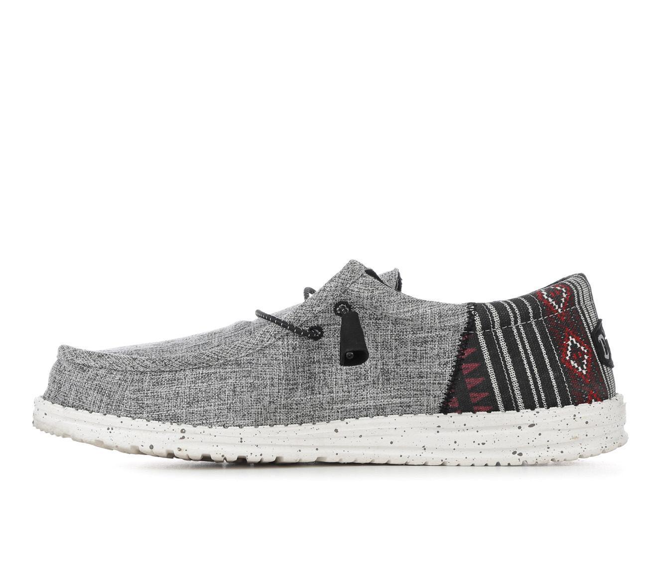 Men's HEYDUDE Wally Funk Jacquard Casual Shoes Product Image