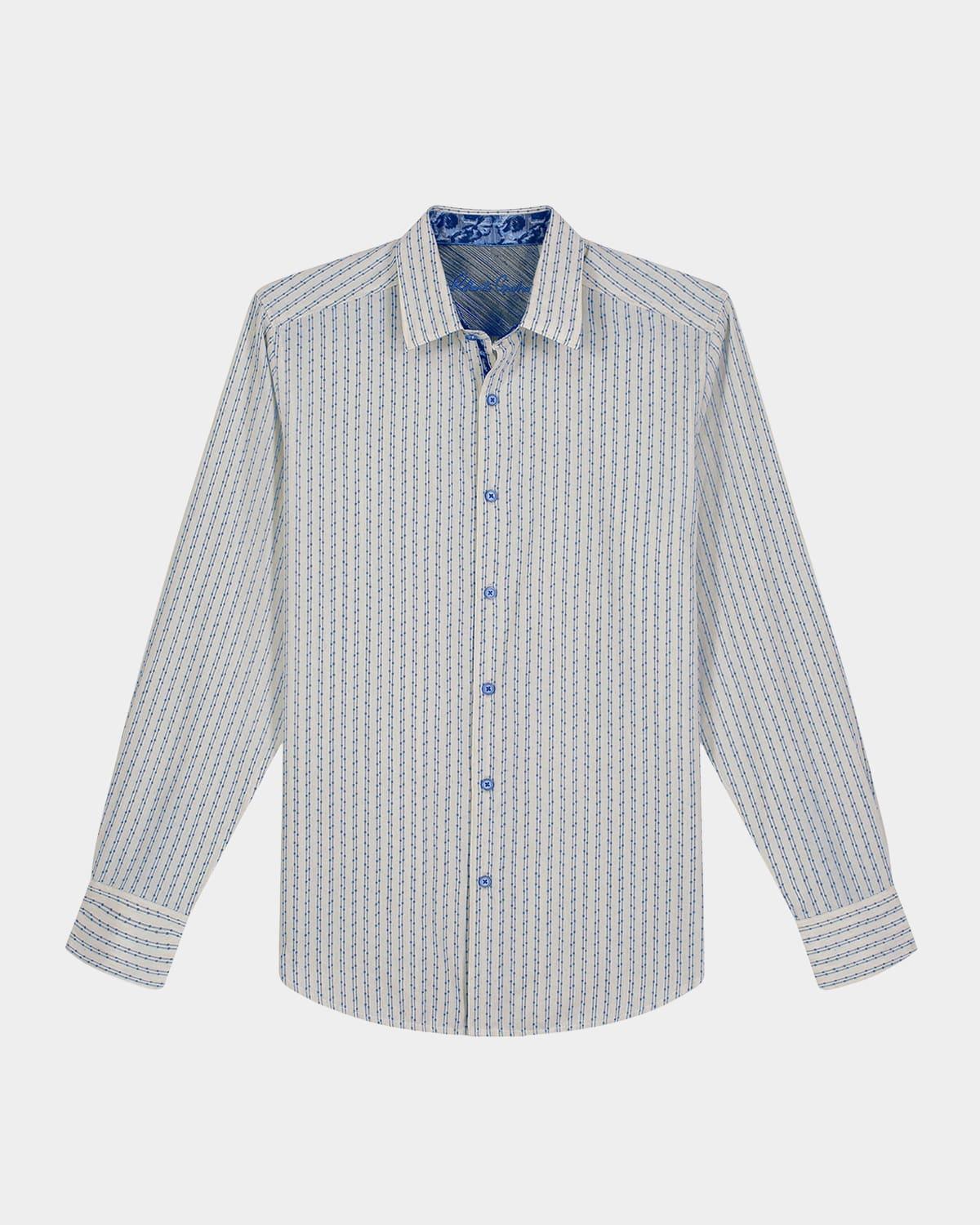 Men's Senegal Cotton and Linen Sport Shirt Product Image
