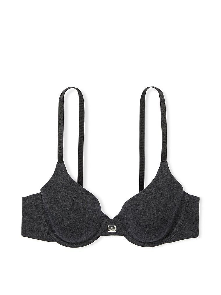 Cotton Logo Hardware Lightly Lined Full-Coverage Bra Product Image