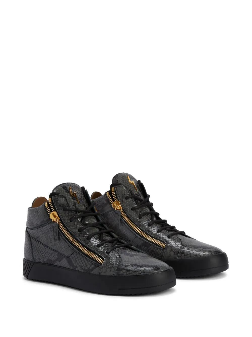 Frankie leather high-top sneakers Product Image