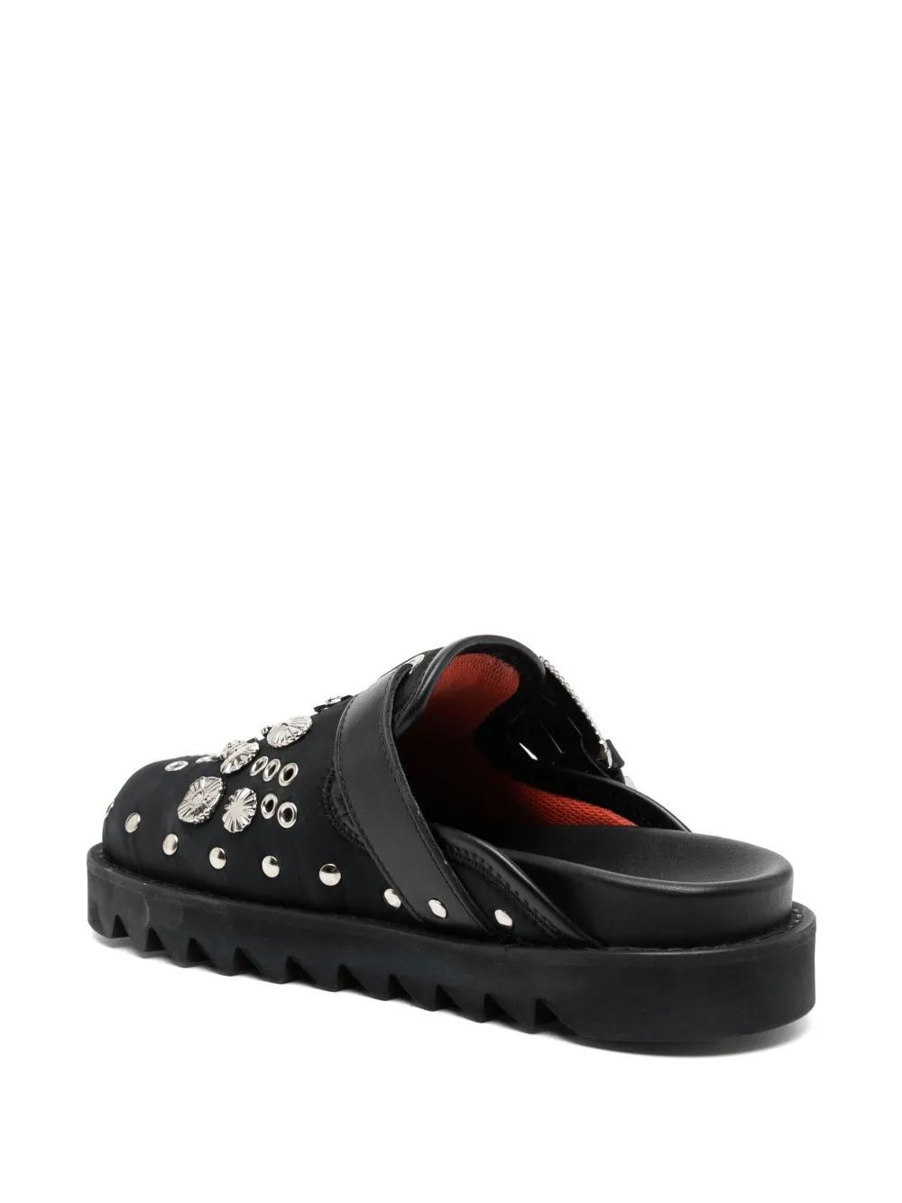 eyelet-detail mules Product Image
