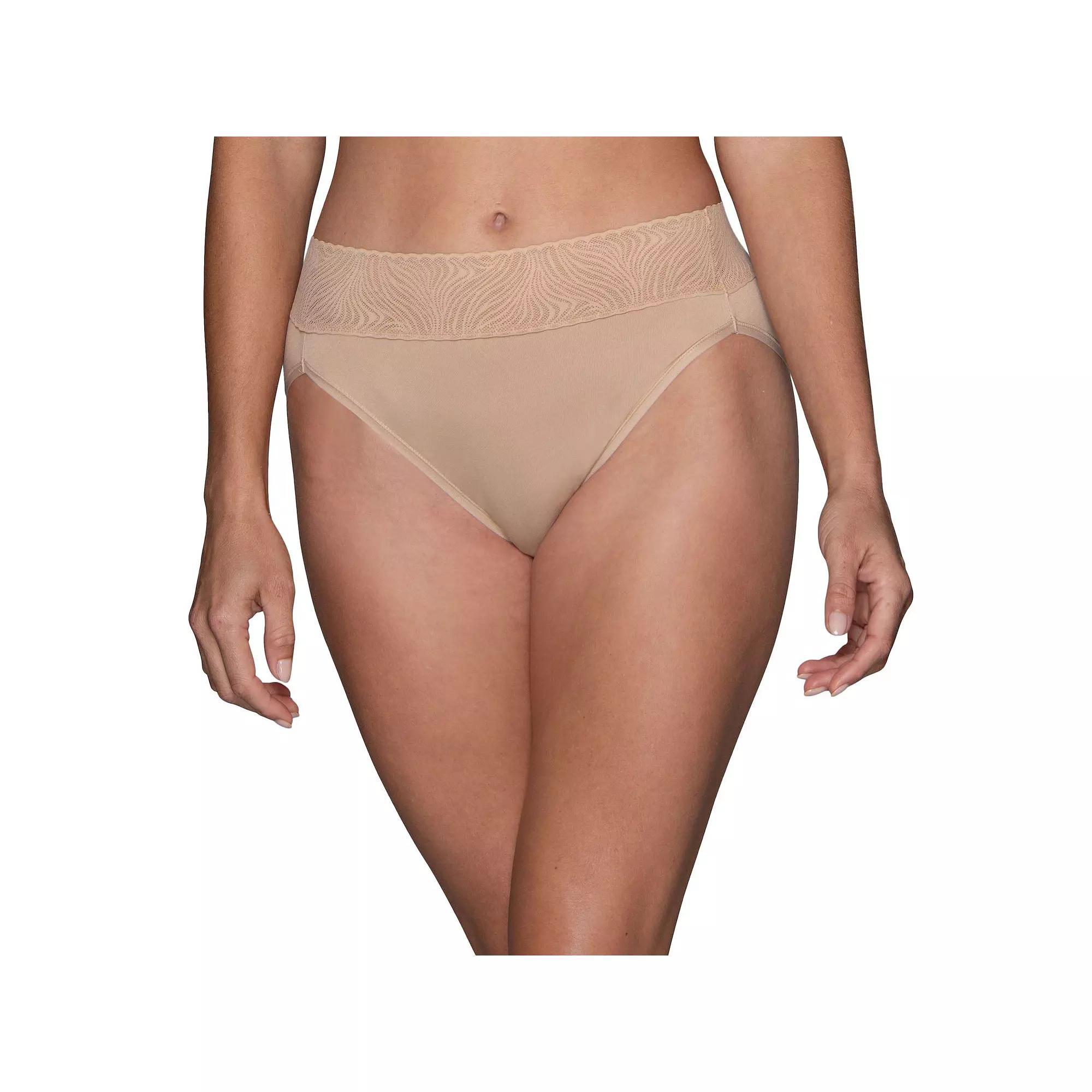 Women's Vanity Fair Lingerie® Effortless™ Hi-Cut Panty 13275, Size: 9, Baked Blush Product Image