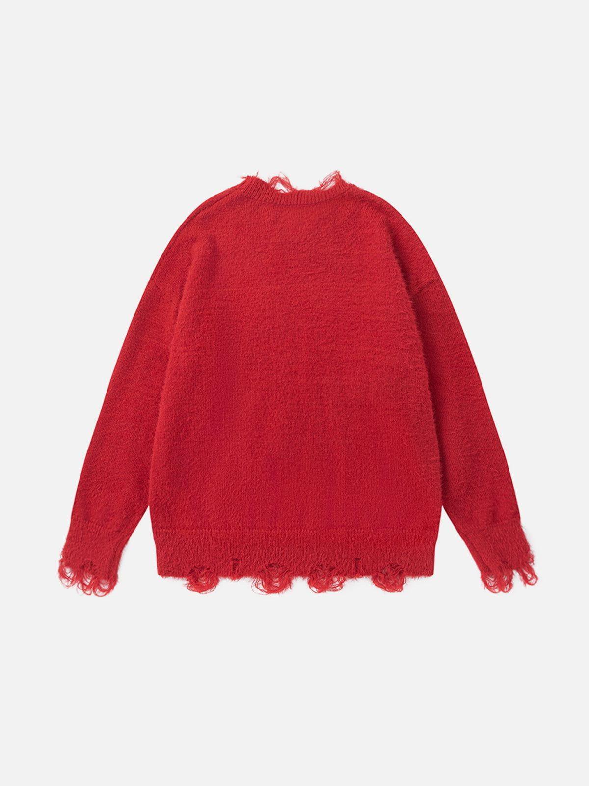 Aelfric Eden Color Blocking Cat Sweater Product Image