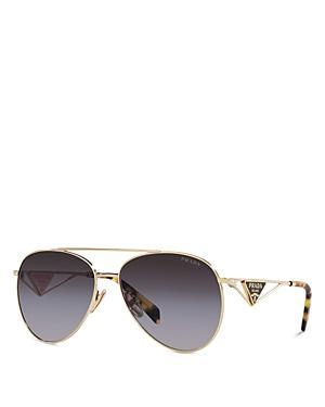 Prada Womens PR 73ZS 58mm Aviator Sunglasses Product Image