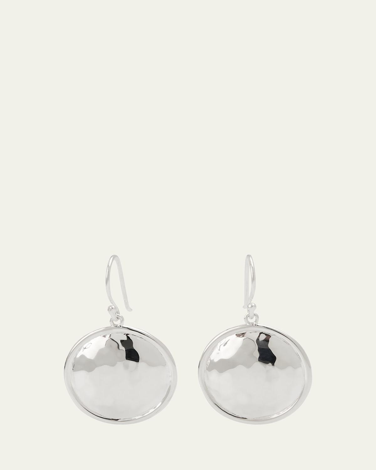 Medium Goddess Dome Earrings in Sterling Silver Product Image