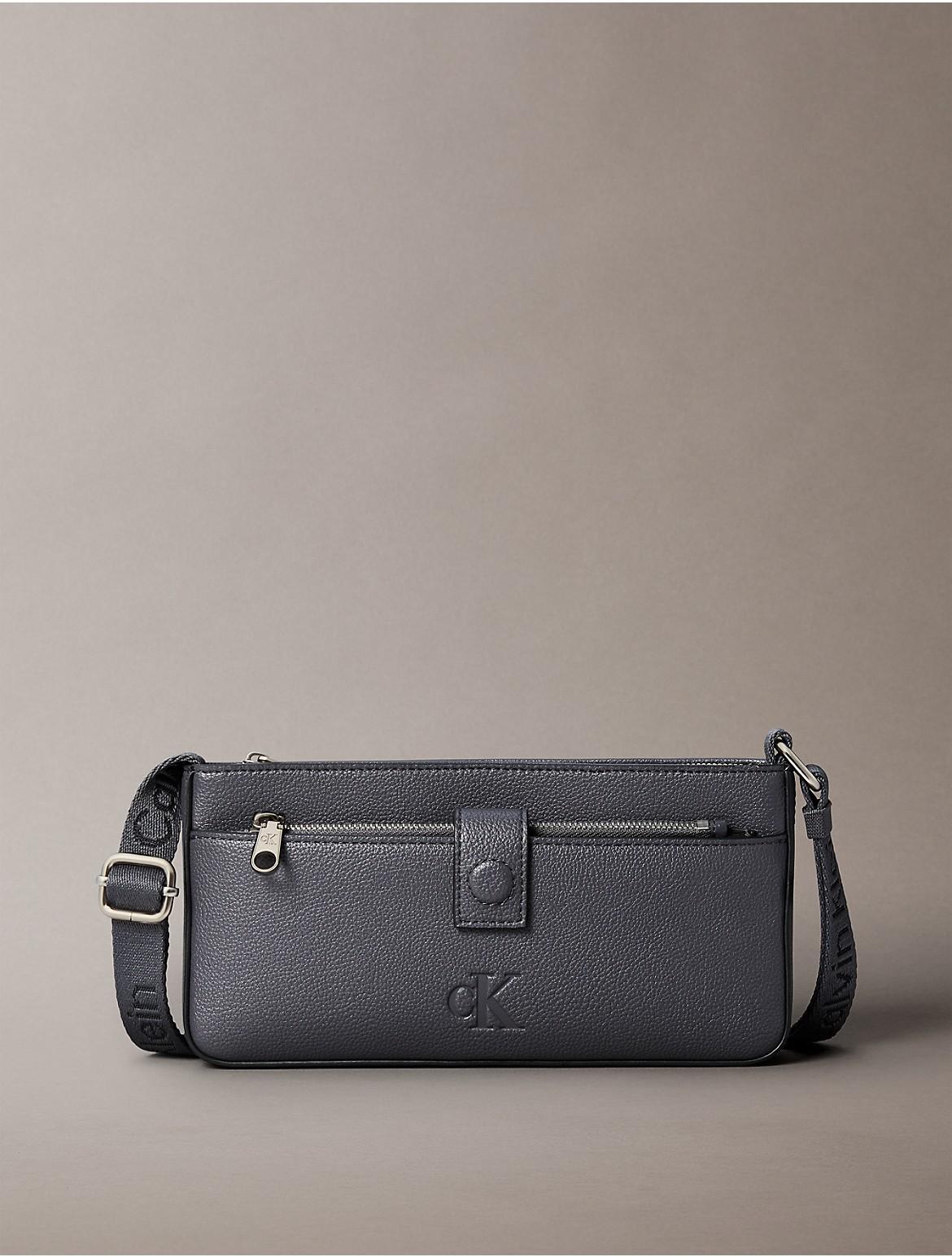 Calvin Klein Women's All Day Phone Zip Crossbody Bag - Grey Product Image