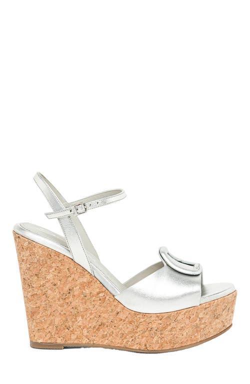 Womens Nizza Leather Wedge Sandals Product Image