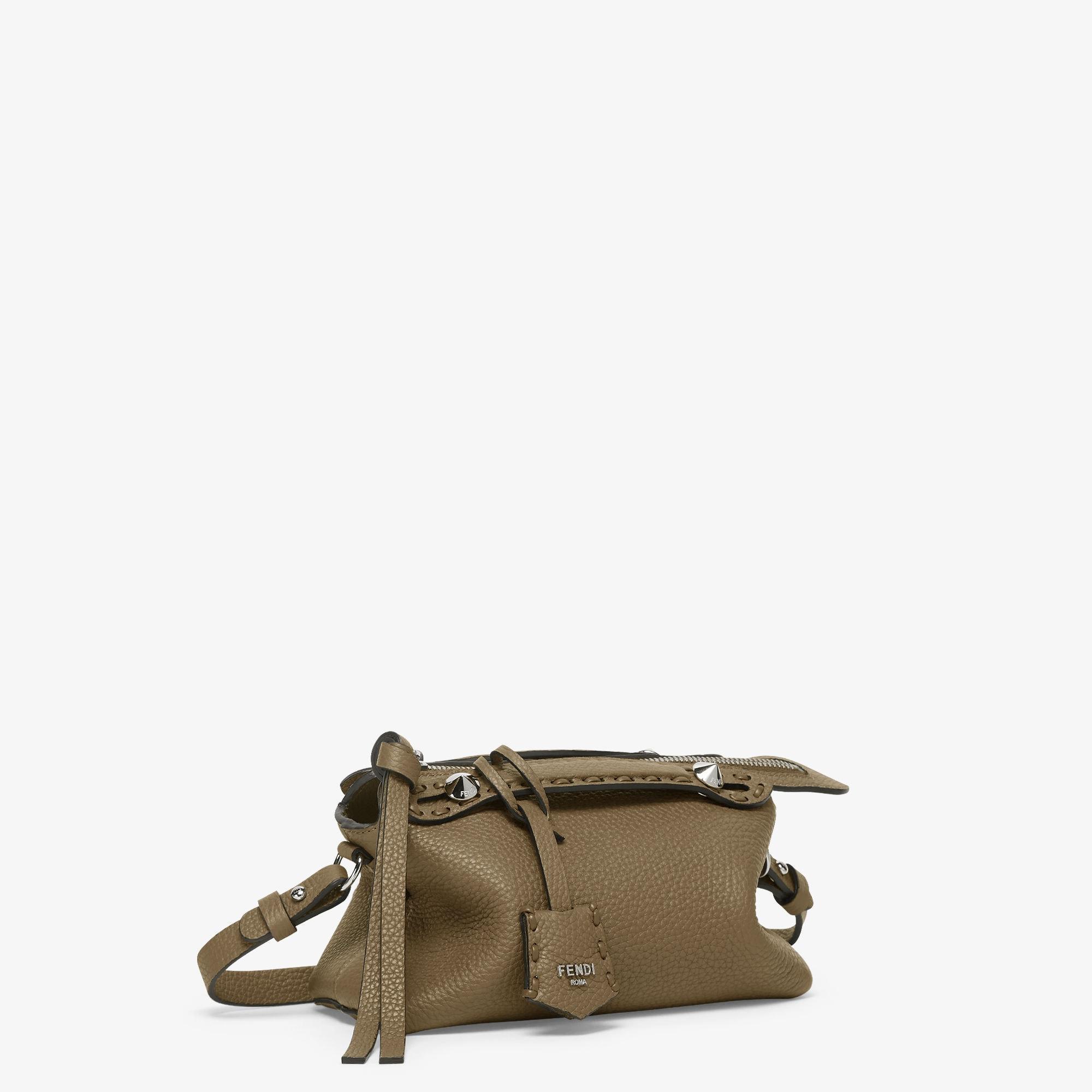 By The Way Selleria LargeCappuccino-colored Selleria bag with 200 hand-sewn stitches Product Image