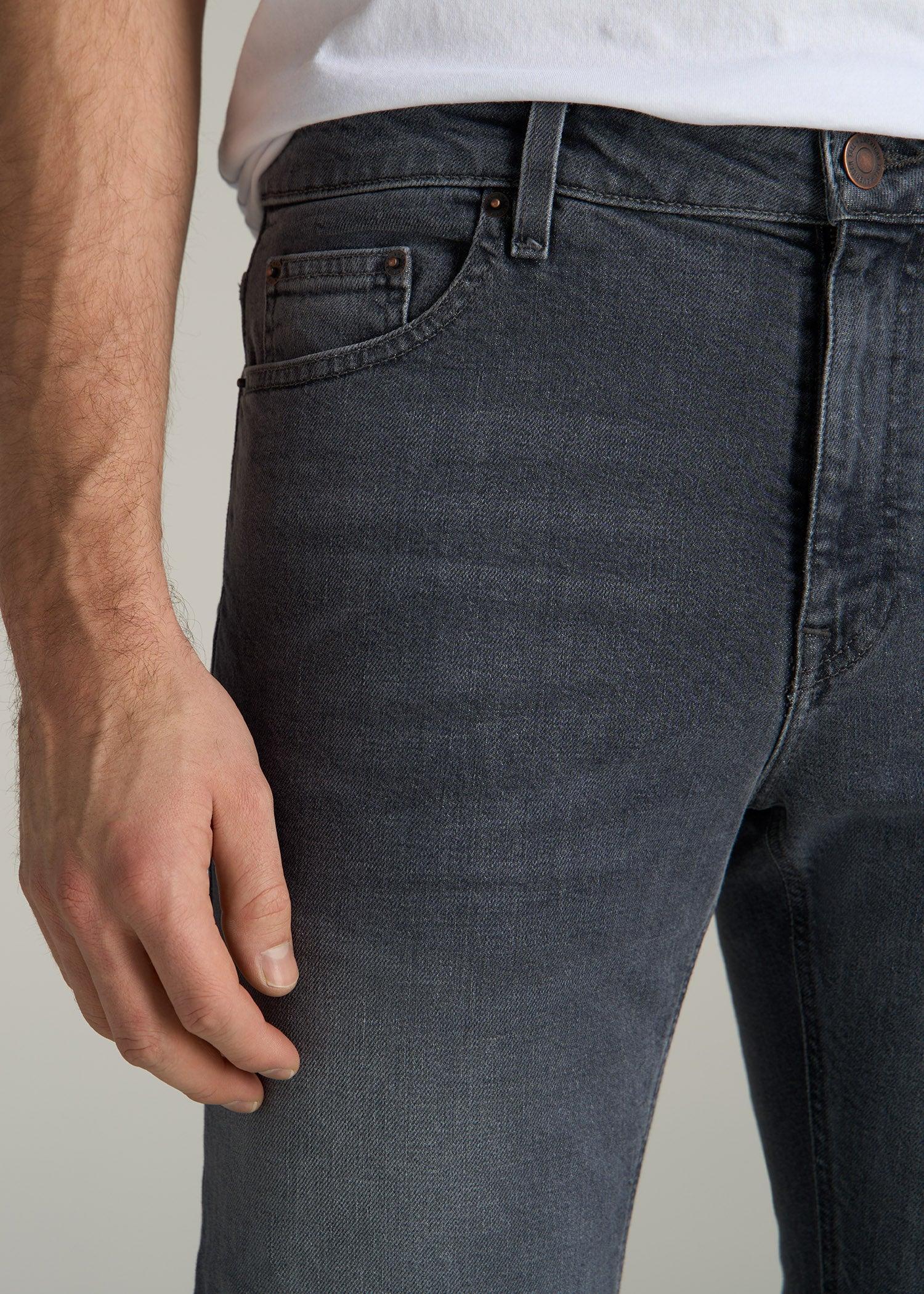 Americana Collection Dylan Slim Fit Jeans For Tall Men in Wolf Grey Product Image