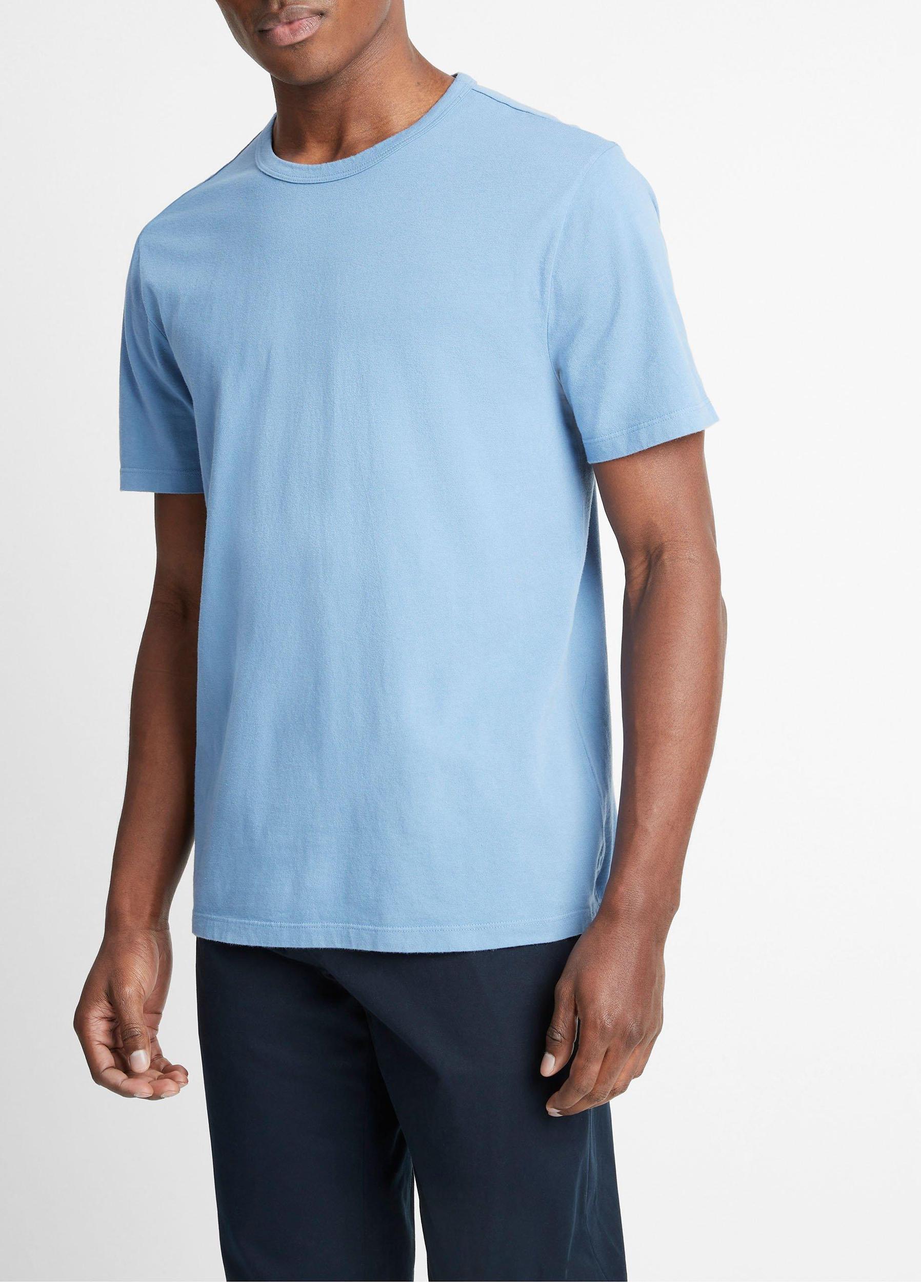 Mens Garment Dye Cotton T-Shirt Vince Product Image