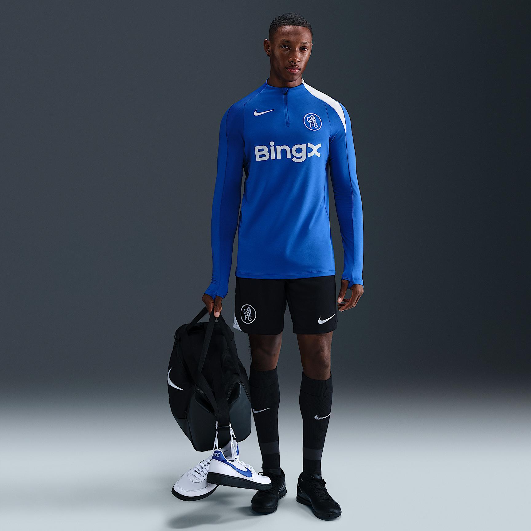 Chelsea FC Strike Third Men's Nike Dri-FIT Total 90 Soccer Knit Drill Top Product Image