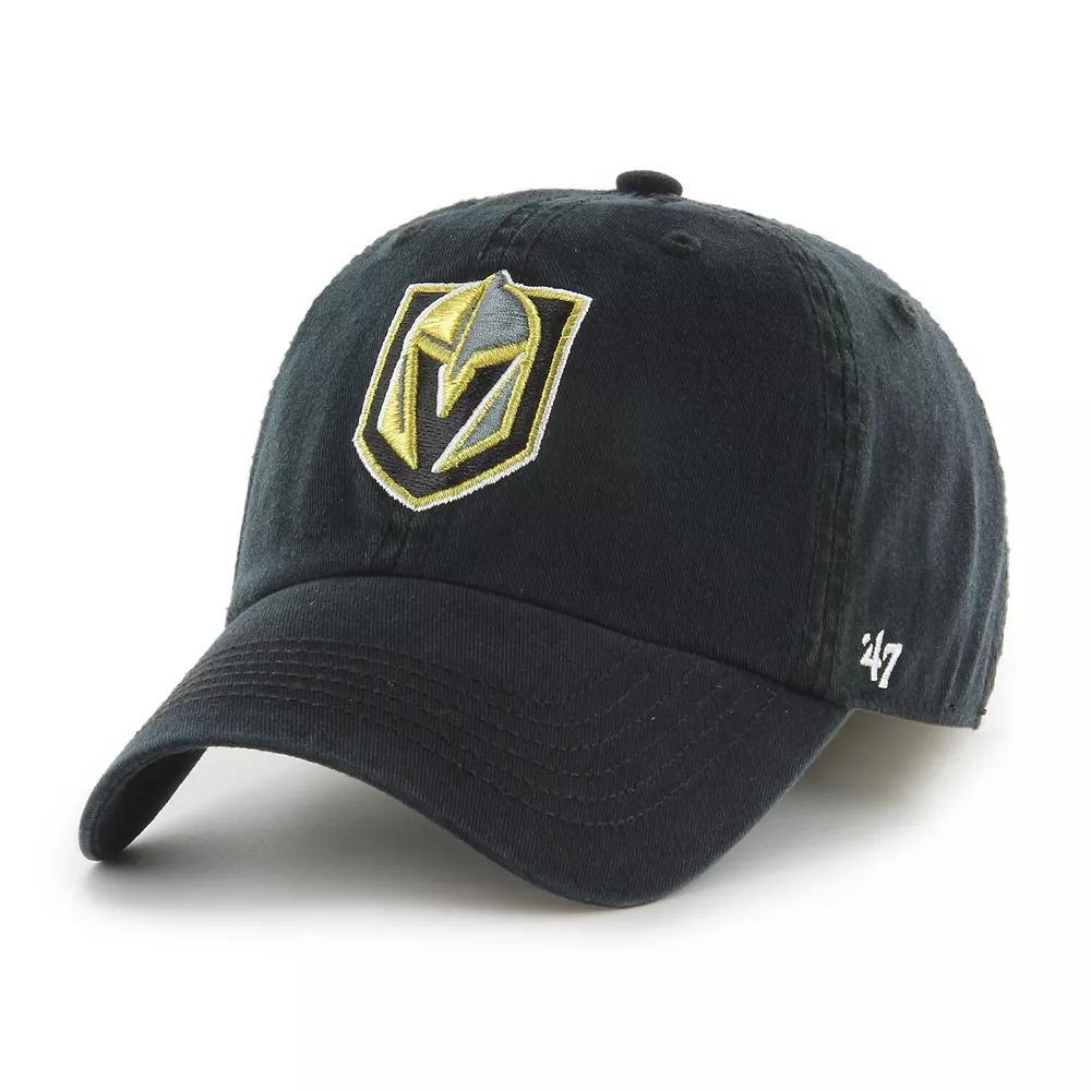 Men's '47 Black Vegas Golden Knights Classic Franchise Fitted Hat, Size: Small, Lvk Black Product Image