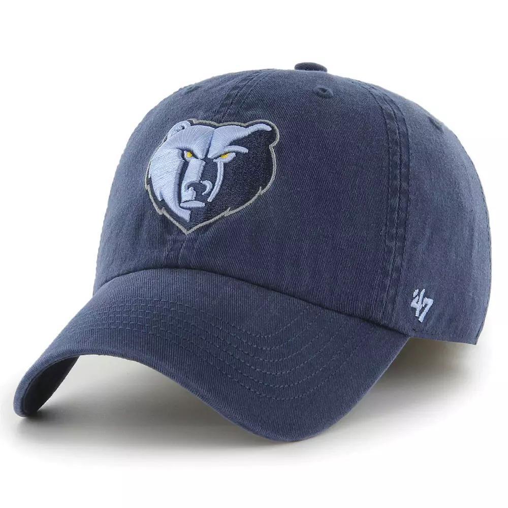 Men's '47 Navy Memphis Grizzlies  Classic Franchise Fitted Hat, Size: Large, Grz Blue Product Image