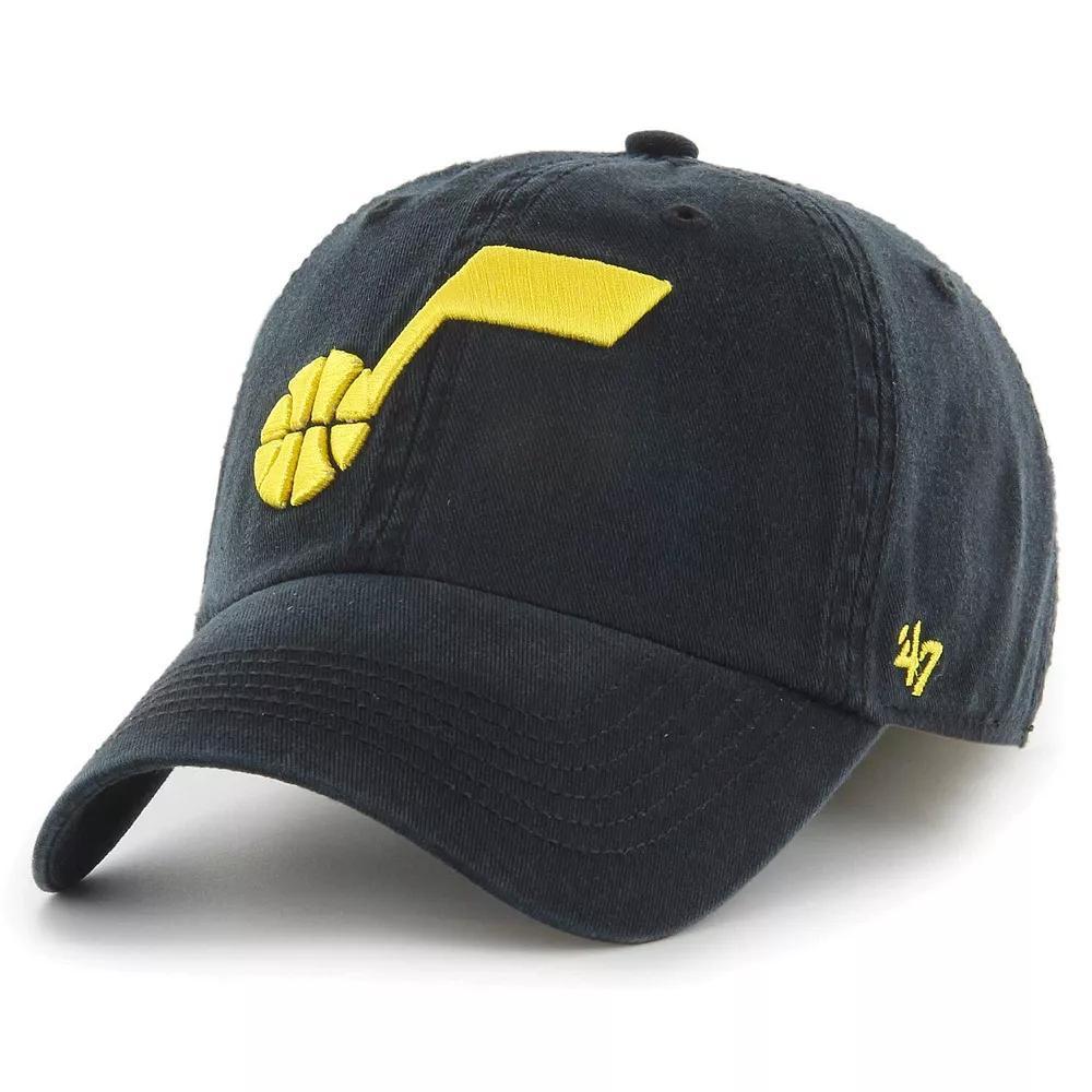 Men's '47 Black Utah Jazz  Classic Franchise Fitted Hat, Size: Small, Jaz Black Product Image
