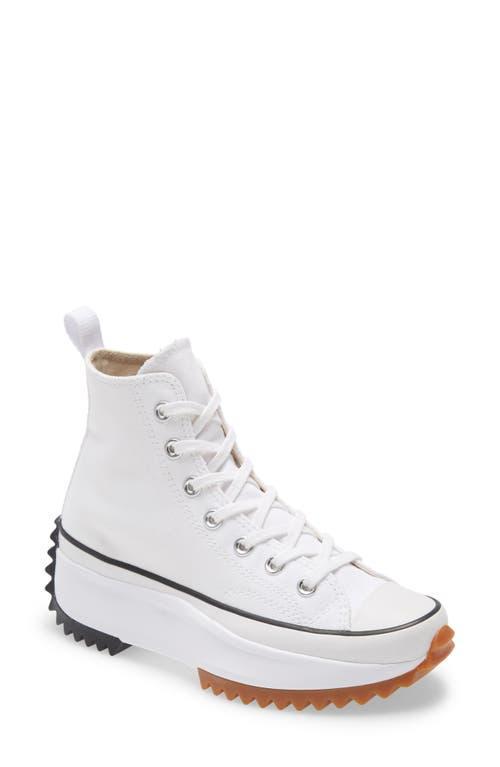 Converse Run Star Hike Platform Sneaker White / Gum Product Image