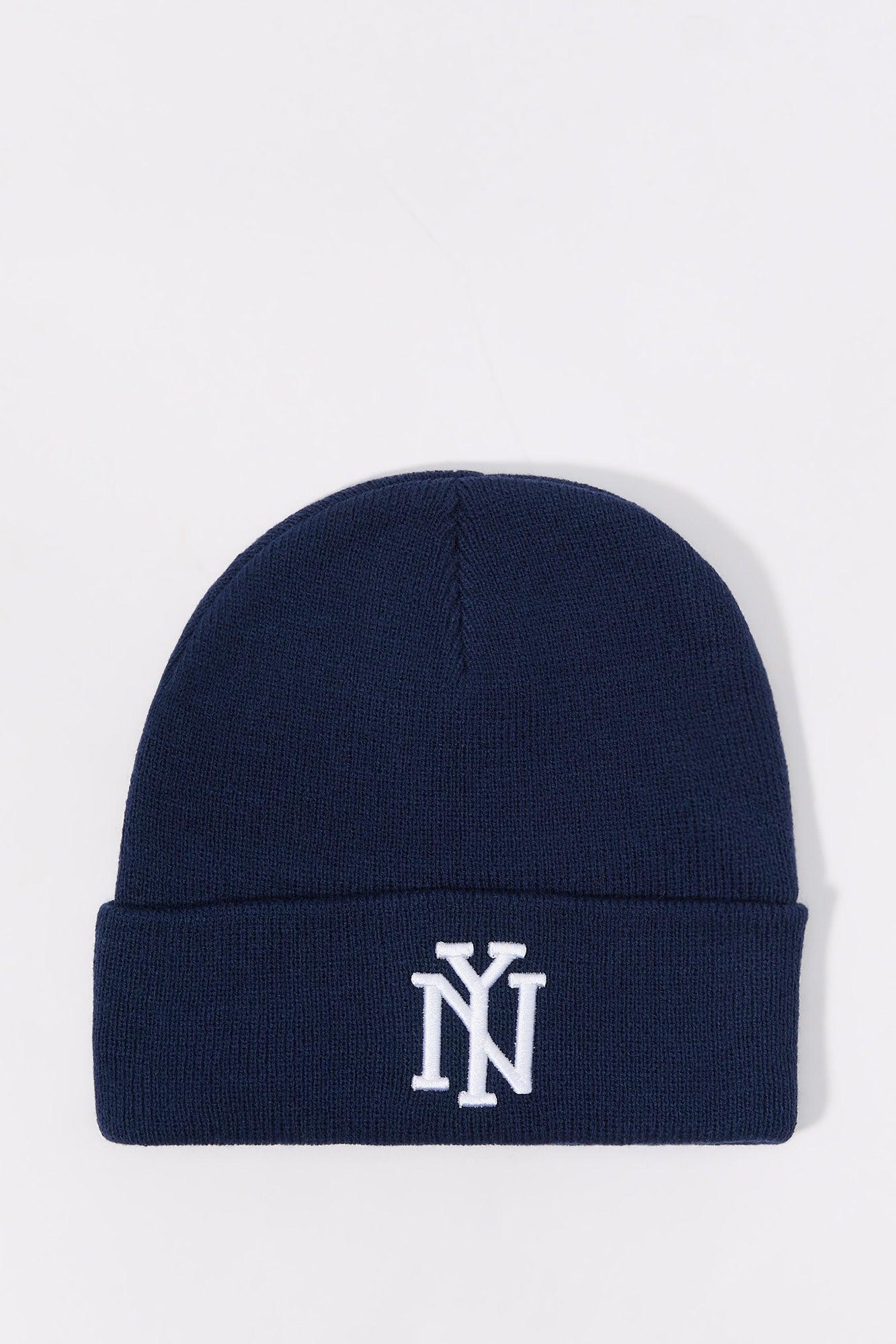 City Embroidered Beanie Male Product Image