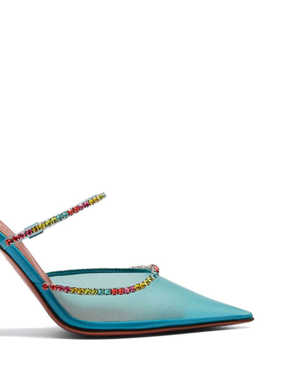 Gilda Glass 95mm mules Product Image