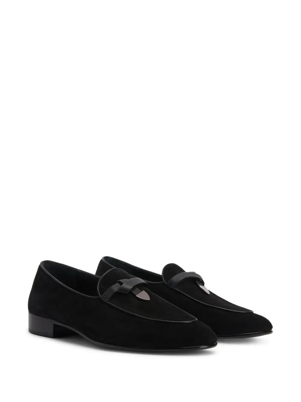 Ewerton almond-toe suede loafers Product Image