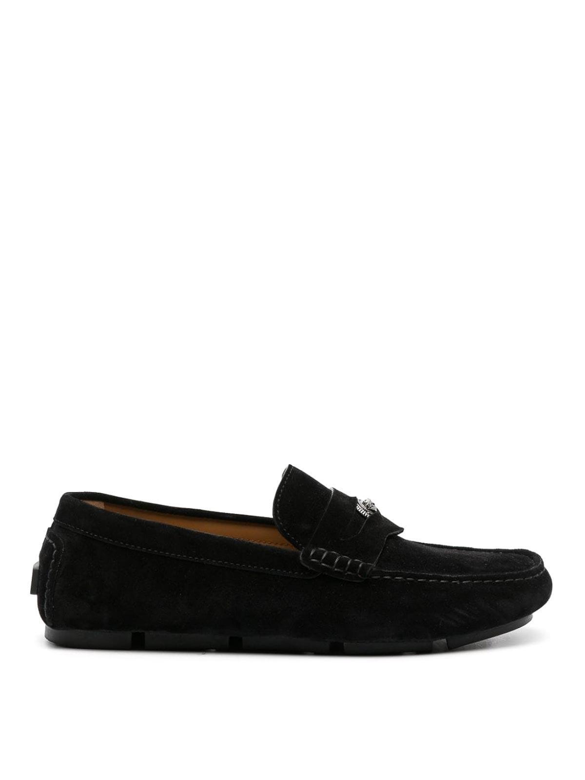 Medusa Head suede loafers Product Image