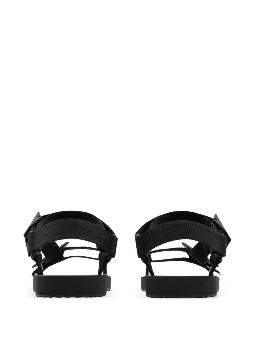 Trek logo-debossed sandals  Product Image