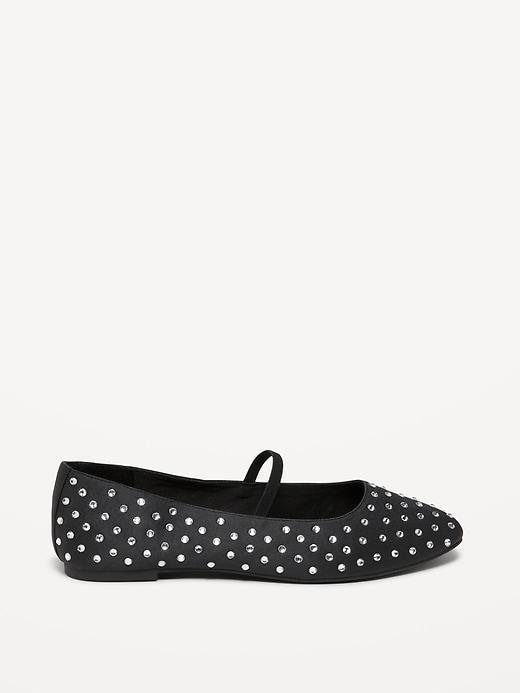 Mary Jane Square-Toe Ballet Flats Product Image
