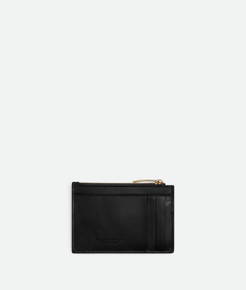 Women's Intrecciato Key Pouch in Black Product Image