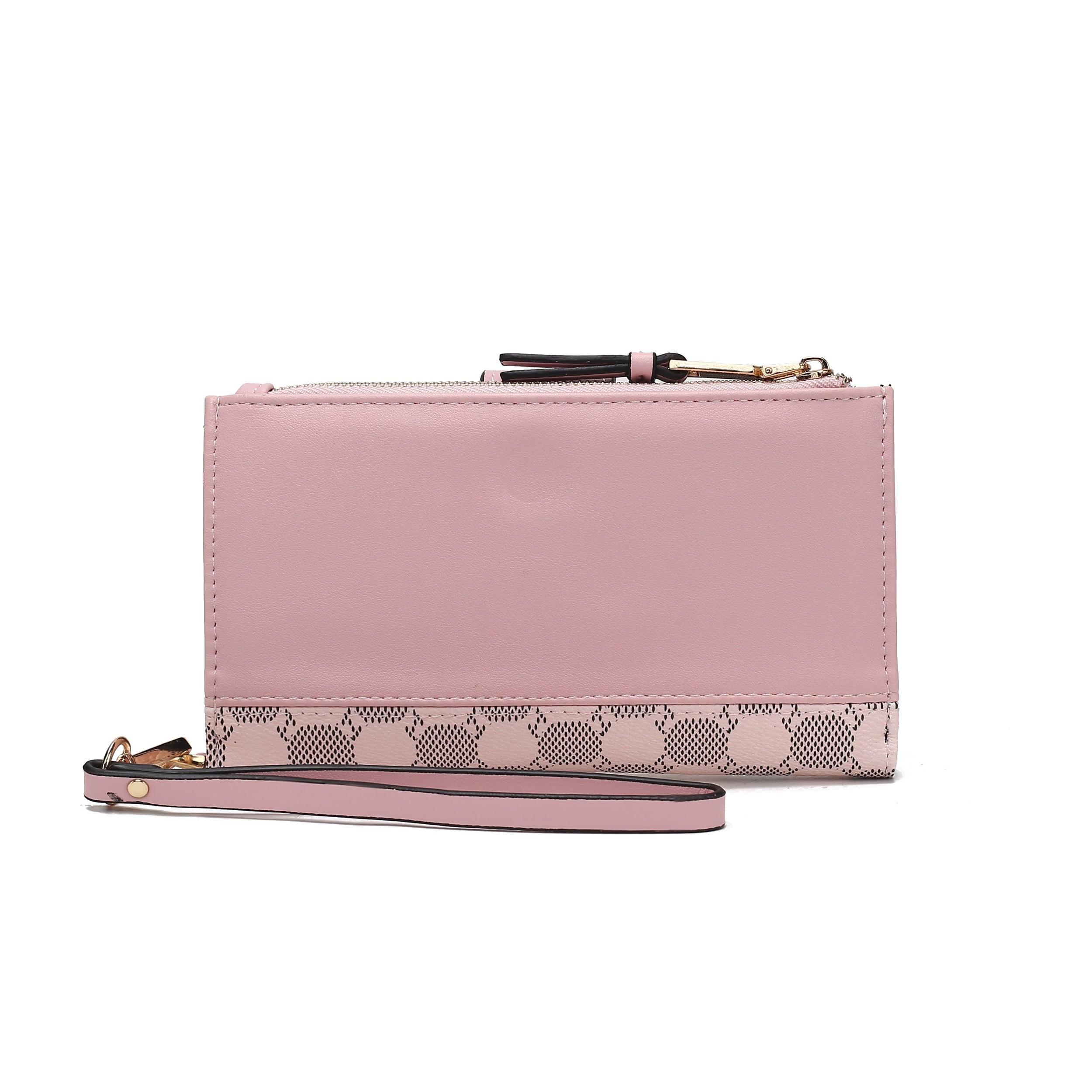 MKF Collection Women's Solene Monogram Wristlet Female Product Image