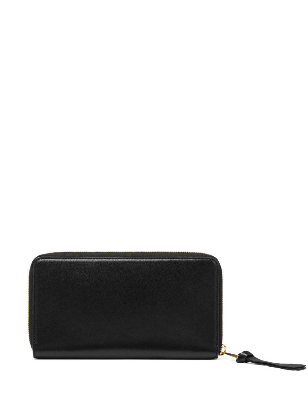 VERSACE Logo-lettering Wallet In Black Product Image