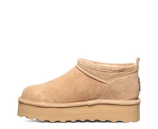 Bearpaw Retro Super Shorty Faux Suede Womens Boots Product Image