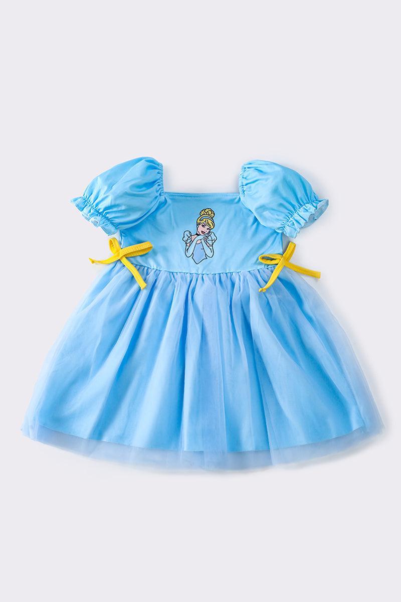 Blue princess tulle dress Product Image