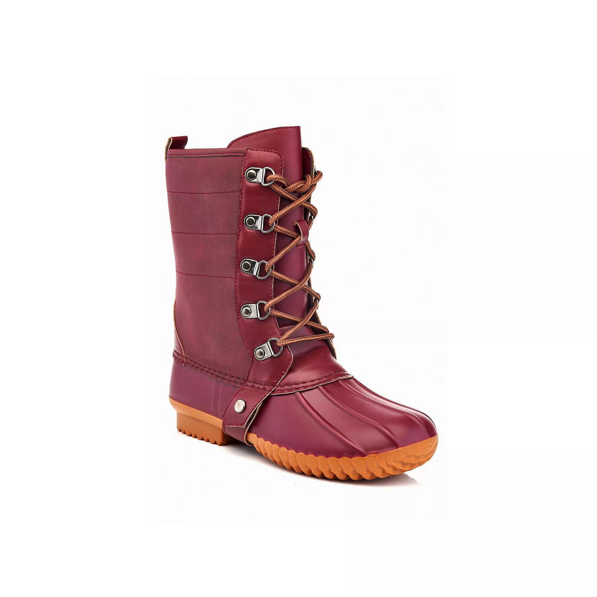 Henry Ferrera B779 Women's Duck Boots, Size: 11, Red Product Image