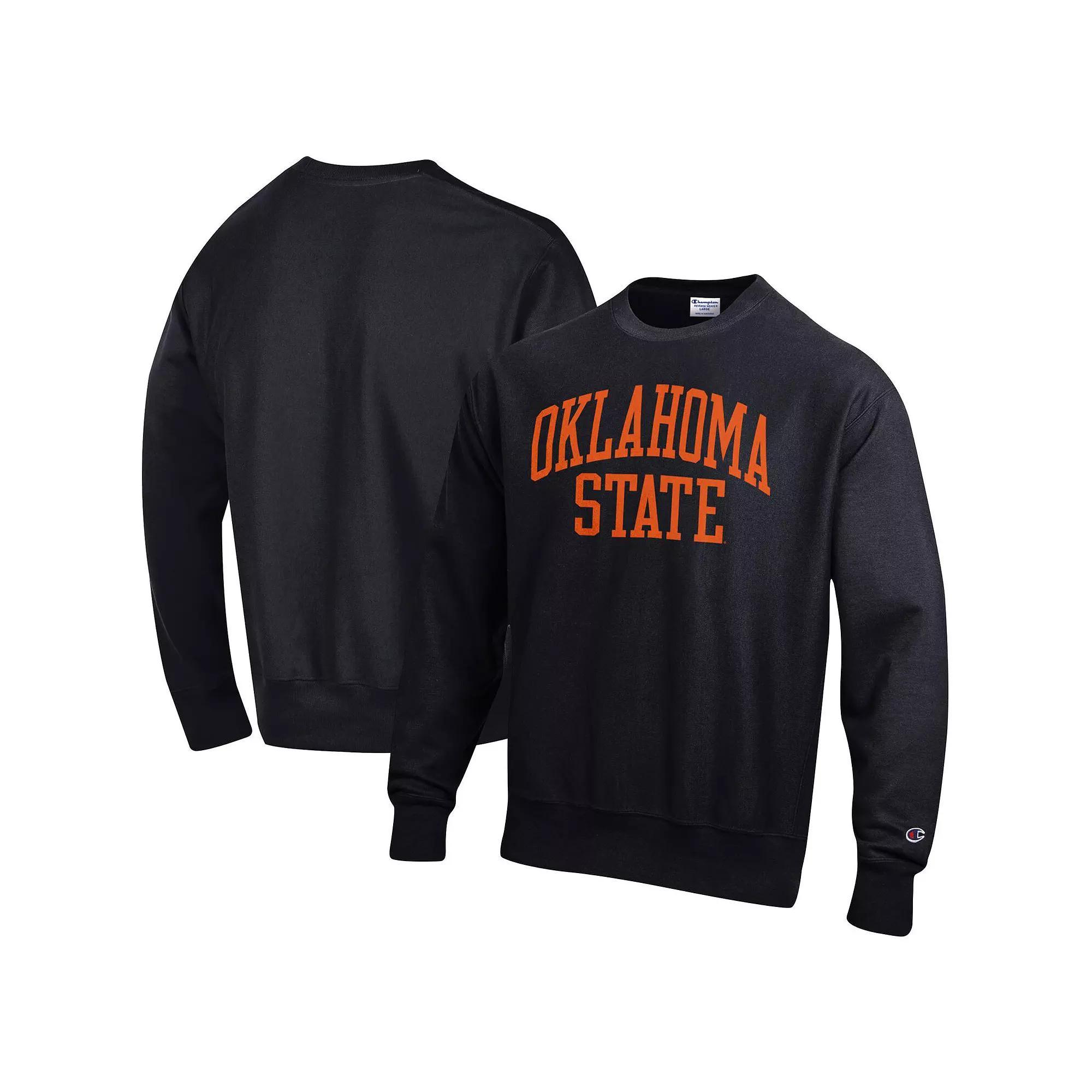 Men's Champion Black Purdue Boilermakers Arch Reverse Weave Pullover Sweatshirt, Size: Small Product Image