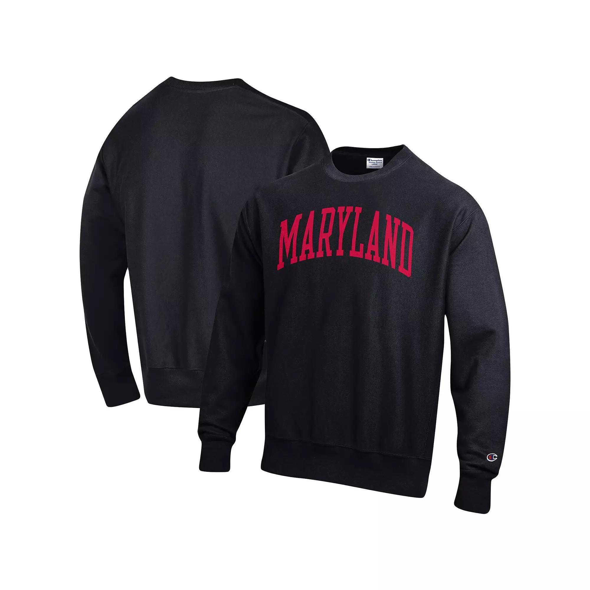 Men's Champion Navy Arizona Wildcats Arch Reverse Weave Pullover Sweatshirt, Size: Large, Blue Product Image