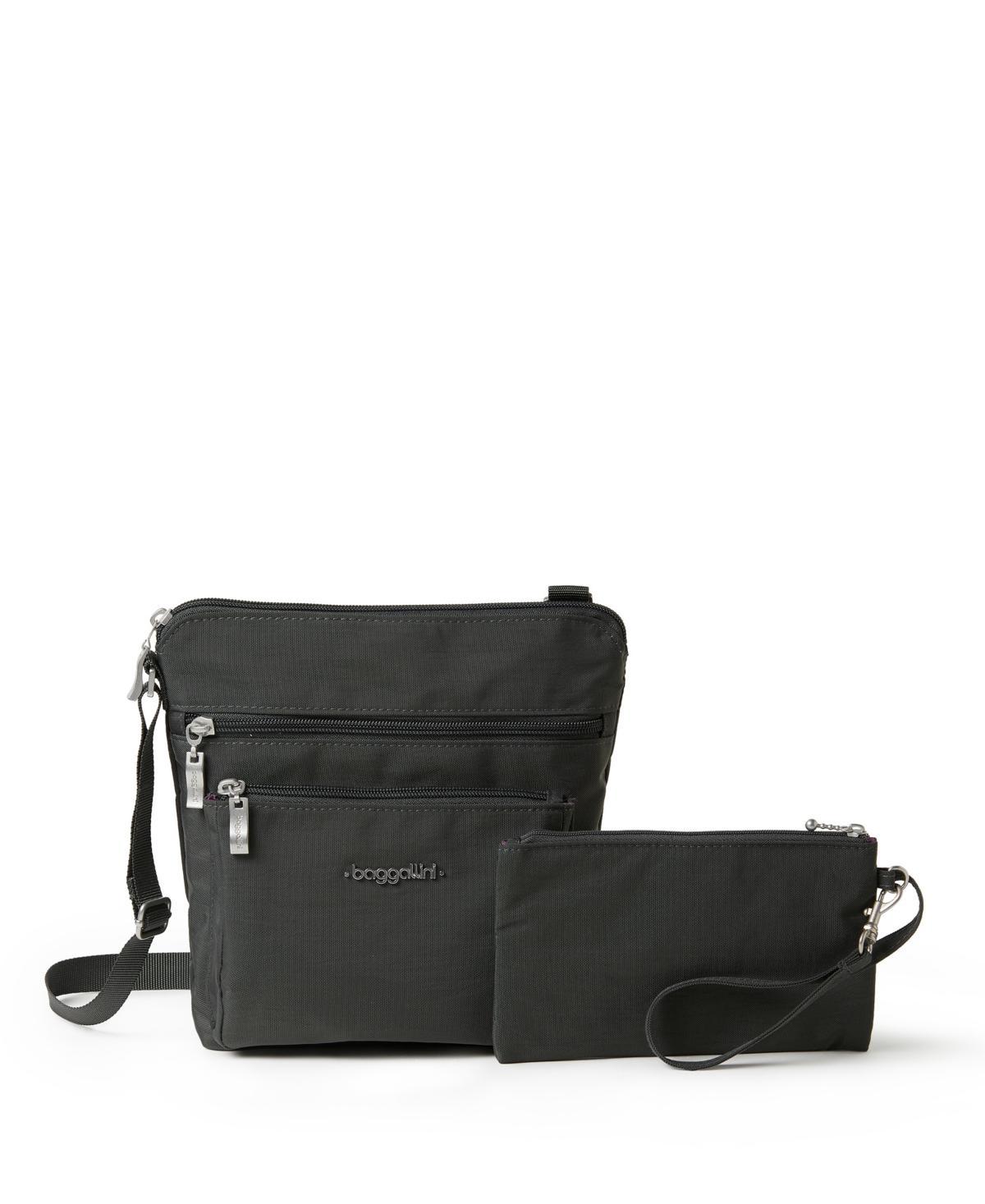 Baggallini Pocket Crossbody Bag with RFID-Blocking Wristlet Product Image