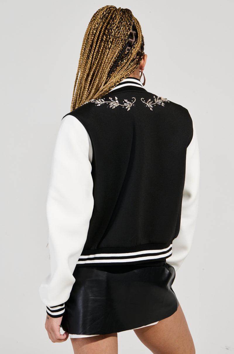 DRAGONETTE EMBELLISHED BOMBER Product Image