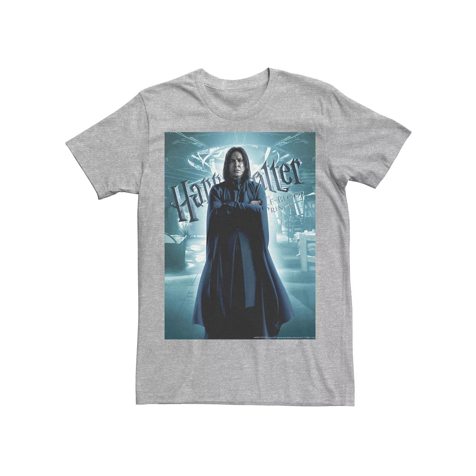 Mens Harry Potter Half-Blood Prince Snape Character Poster Graphic Tee Product Image