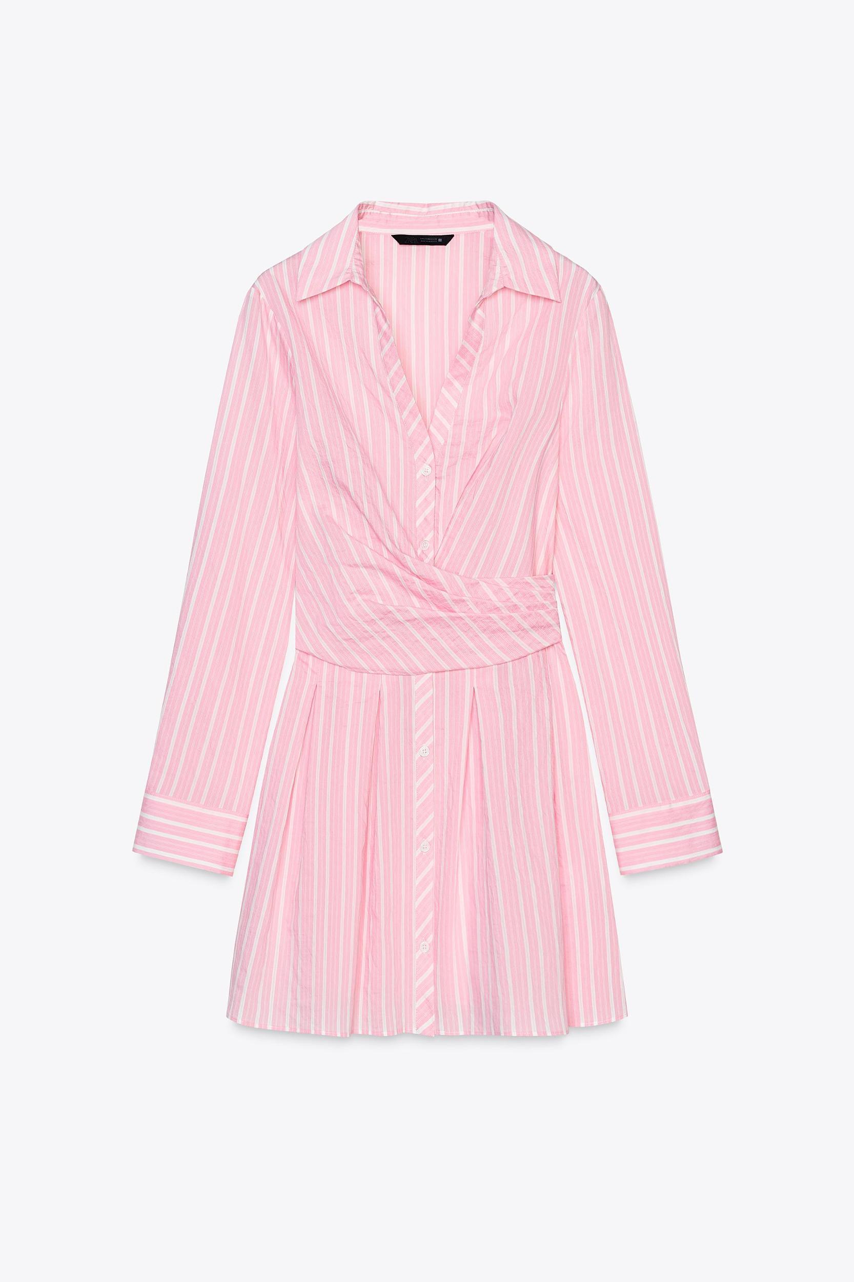 STRIPED MINI DRESS Product Image
