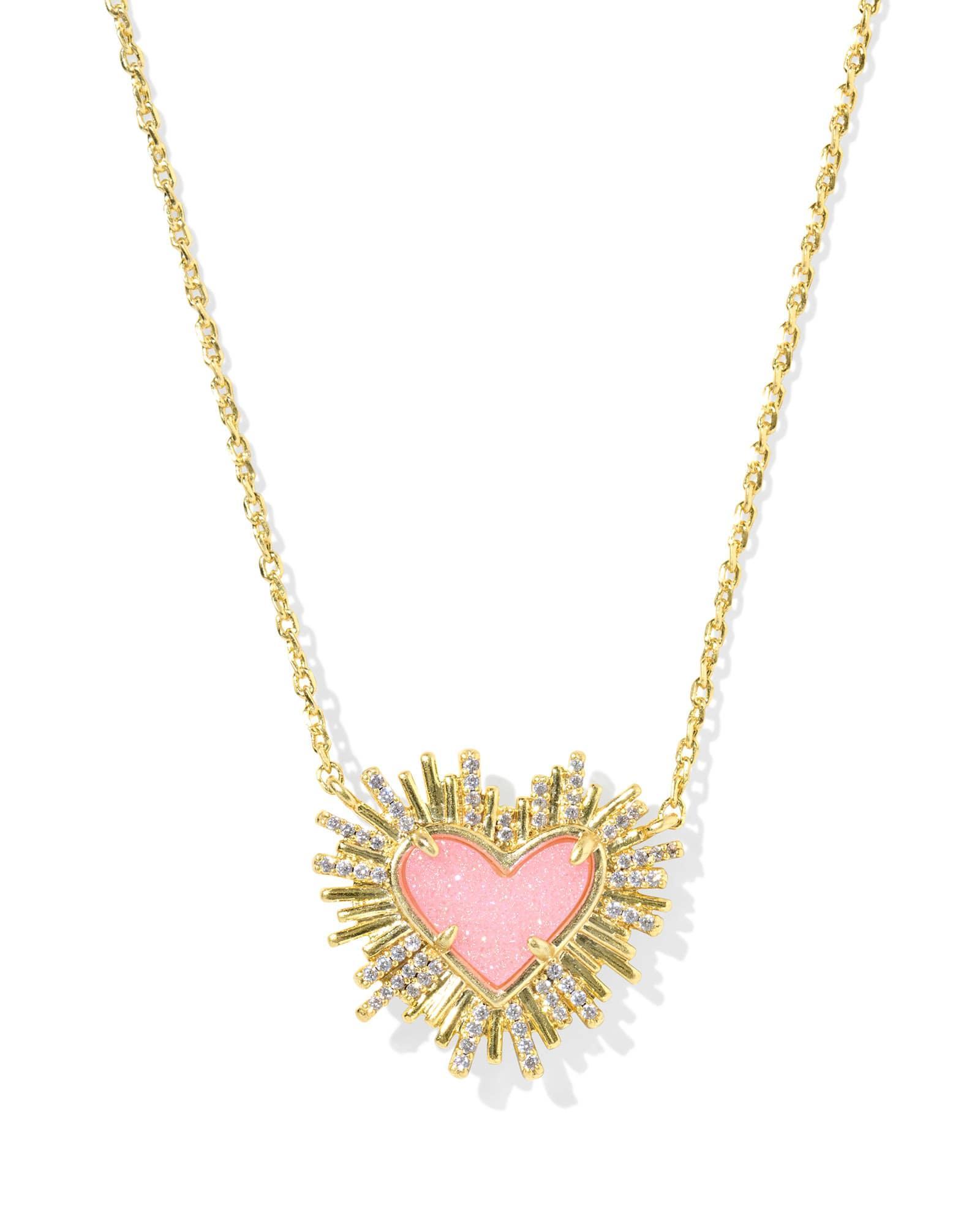 Dolly Parton x Kendra Scott Ari Heart Silver Stud Earrings Product Image