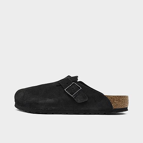 Birkenstock Mens Boston Suede Slide-On Soft Footbed Clogs Product Image