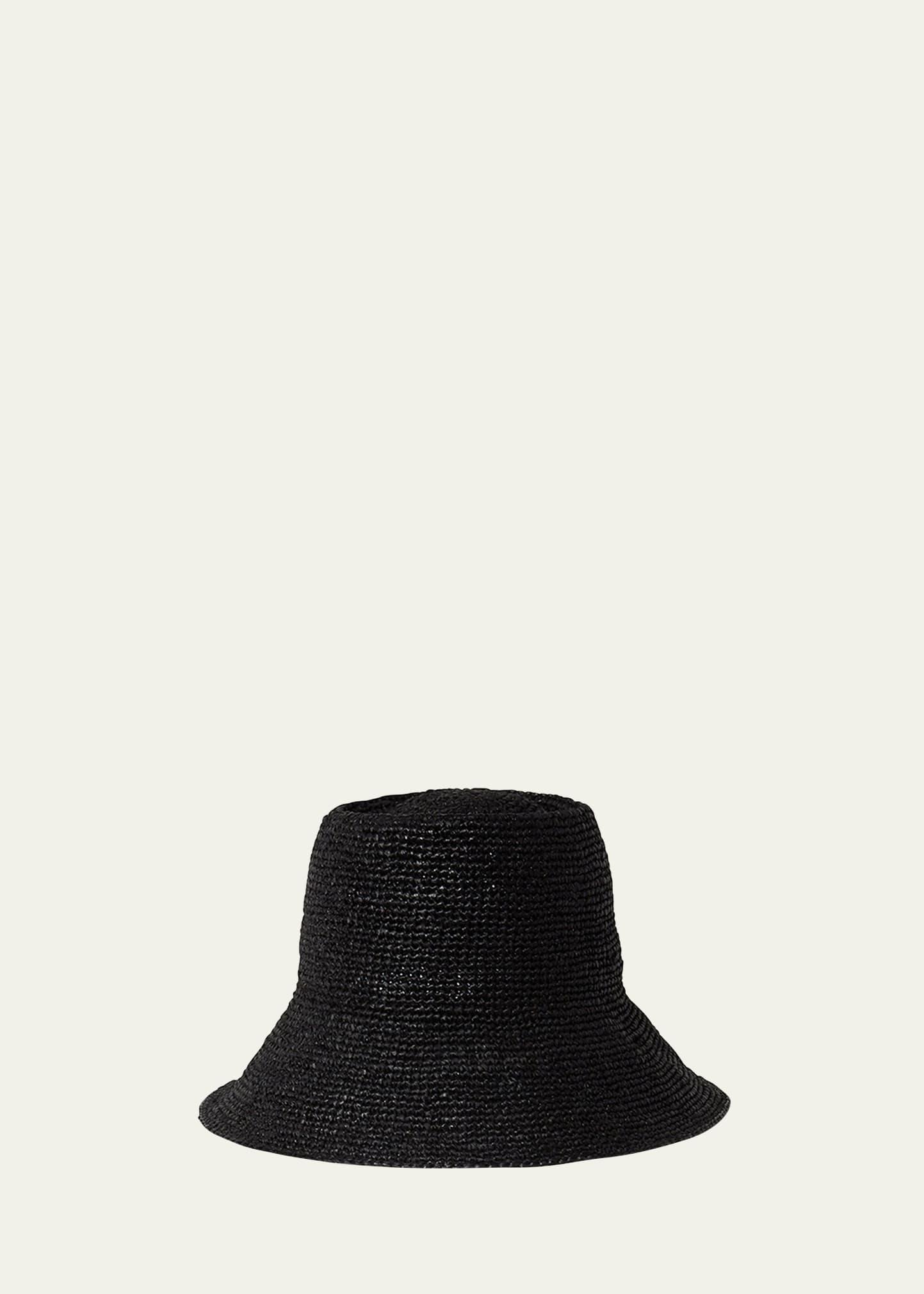 Janessa Leone Felix Straw Bucket Hat Natural XL Product Image