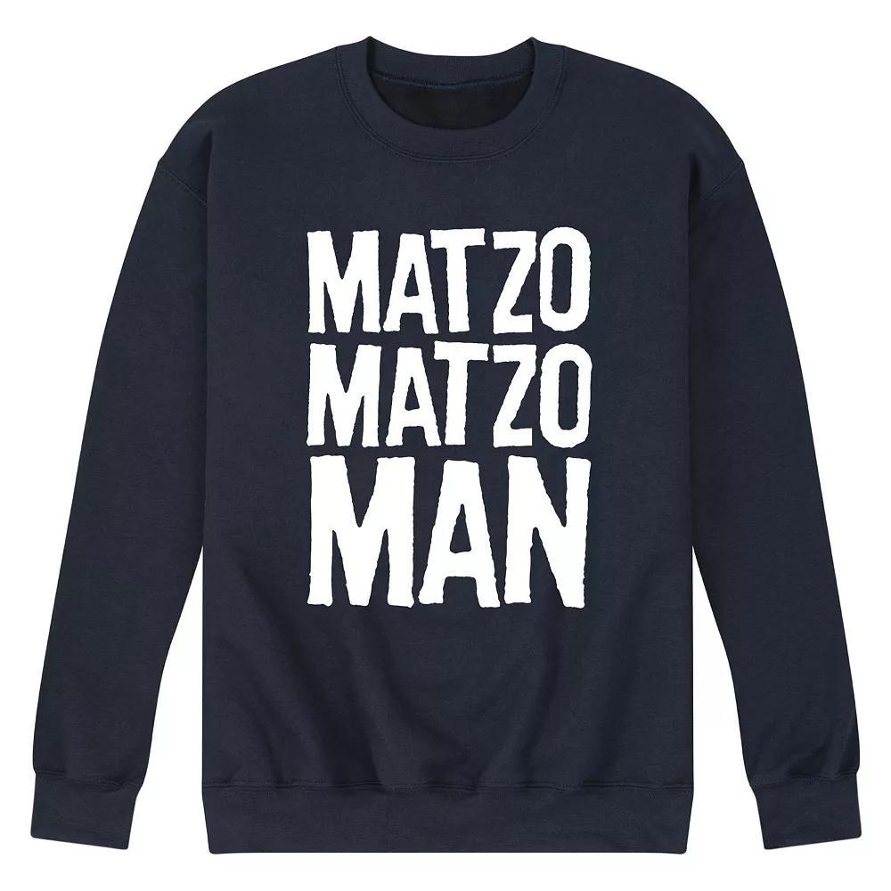 Mens Matzo Matzo Man Sweatshirt Blue Product Image