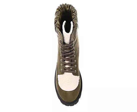 Journee Elinor Tru Comfort Foam Womens Hiker Boots Green Product Image
