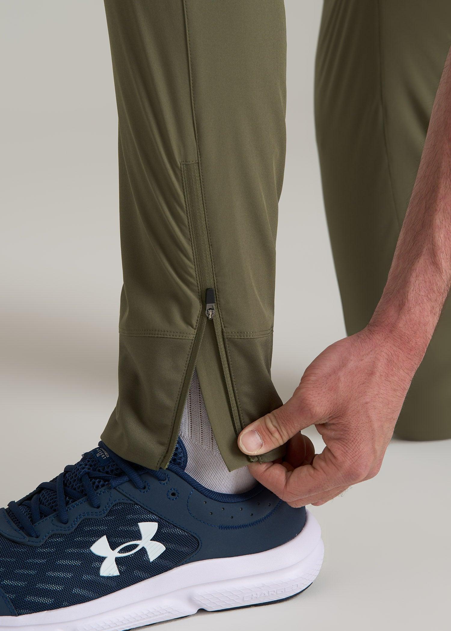 Featherweight Perforated Training Jogger for Tall Men in Olive Product Image