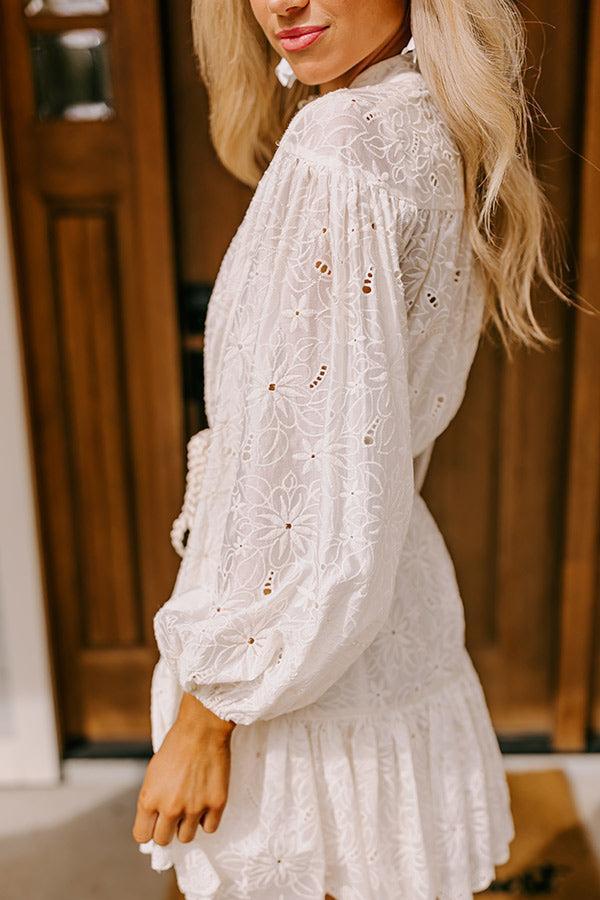 Cityscape Charm Eyelet Mini Dress Product Image