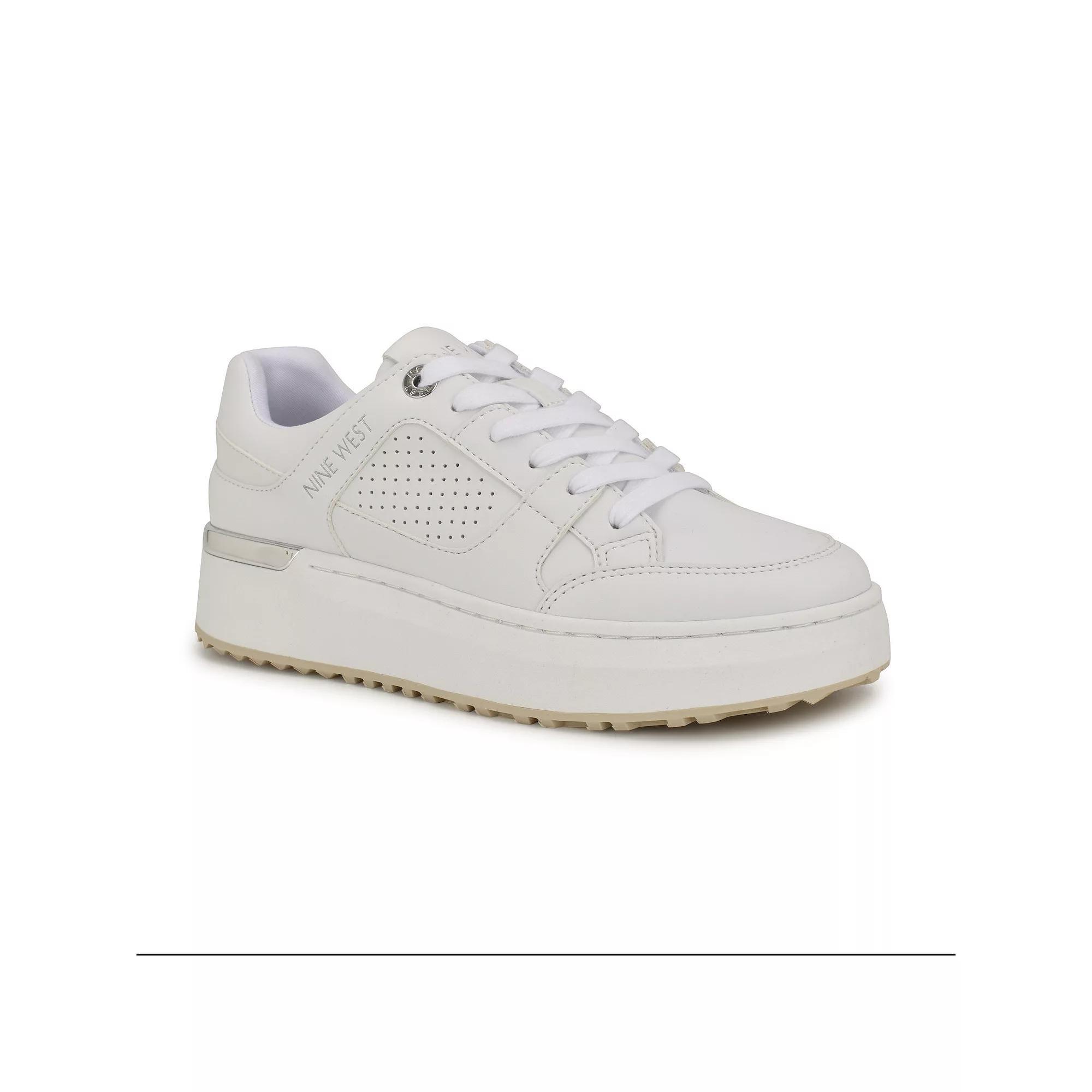 Nine West Camp Women's Casual Sneakers, Size: 9, White Product Image
