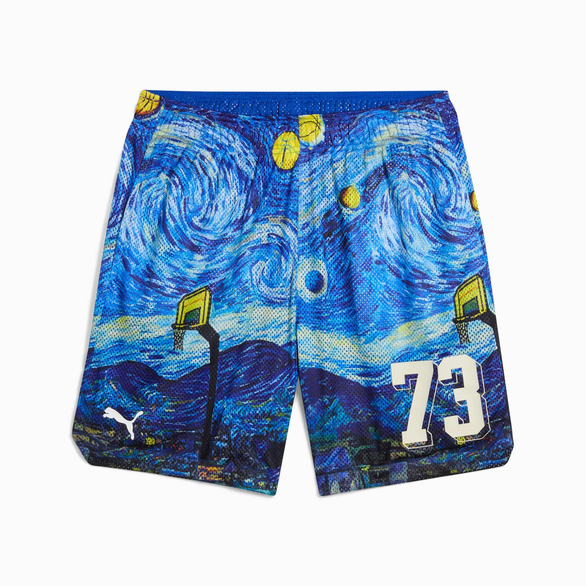 PUMA Dylan Exhibit Men's 7" All-Over-Print Shorts Product Image