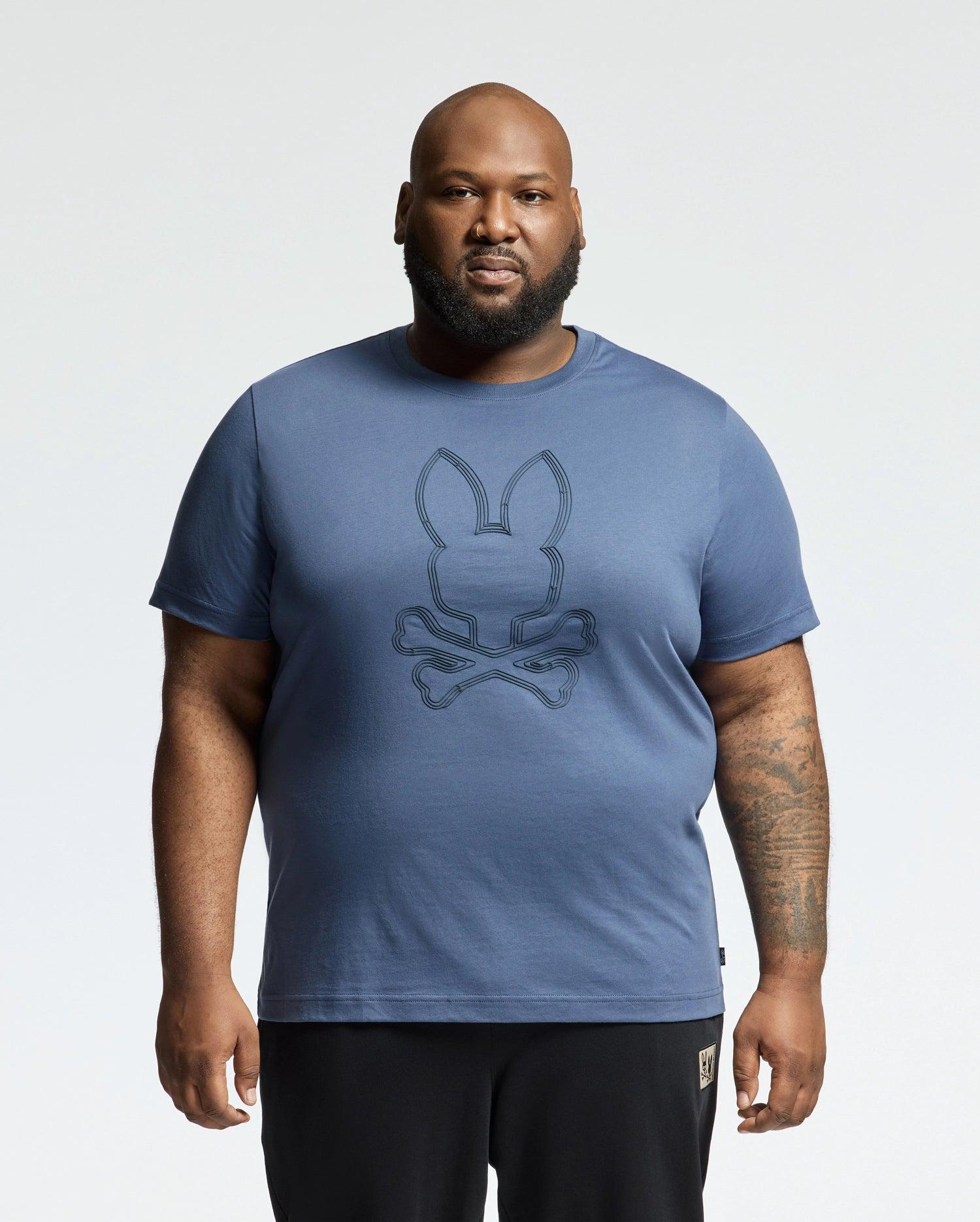 MENS BIG AND TALL MONARC FRONT BUNNY GRAPHIC TEE - B9U211E200 Male Product Image