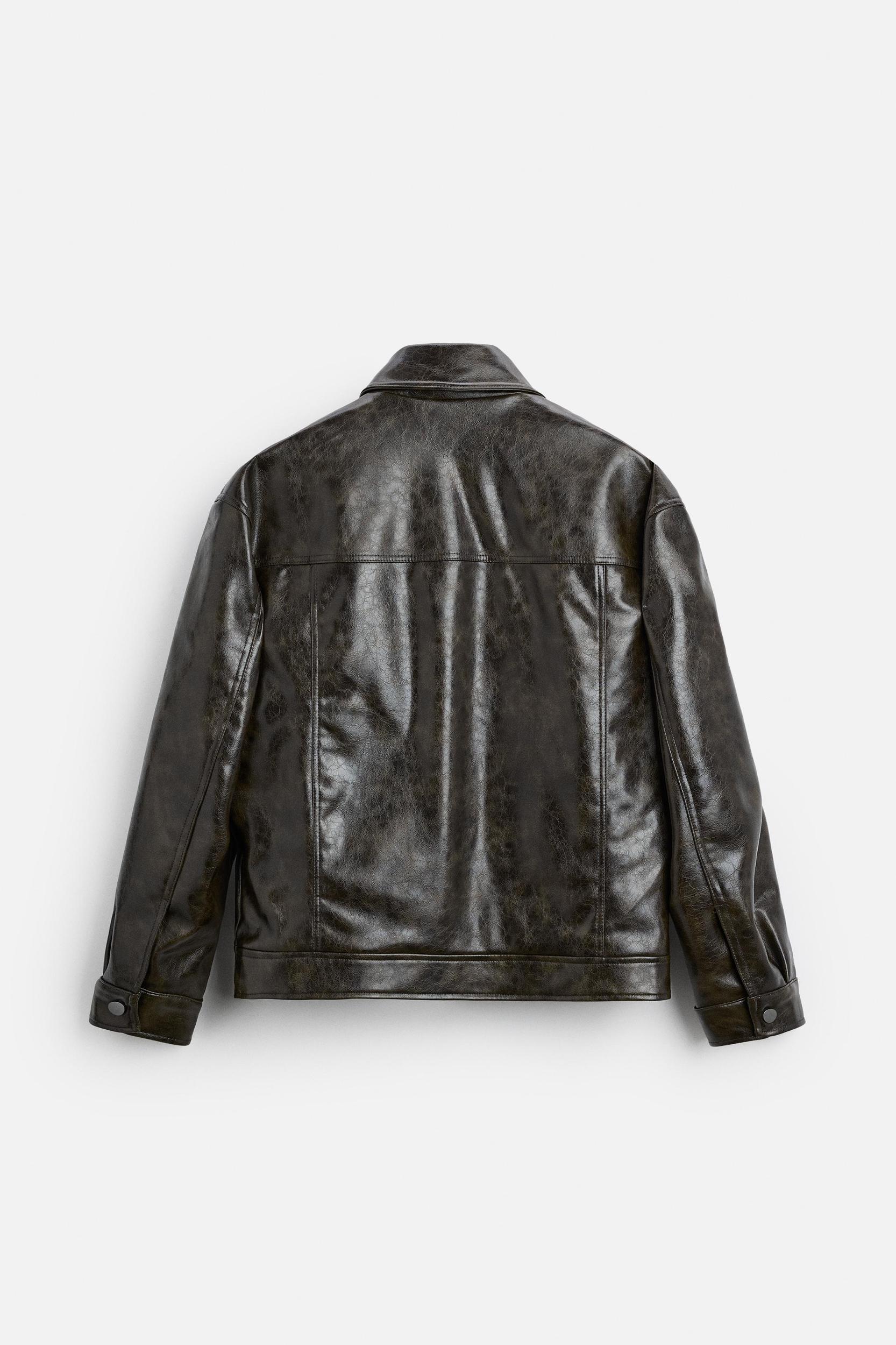 FAUX LEATHER JACKET Product Image
