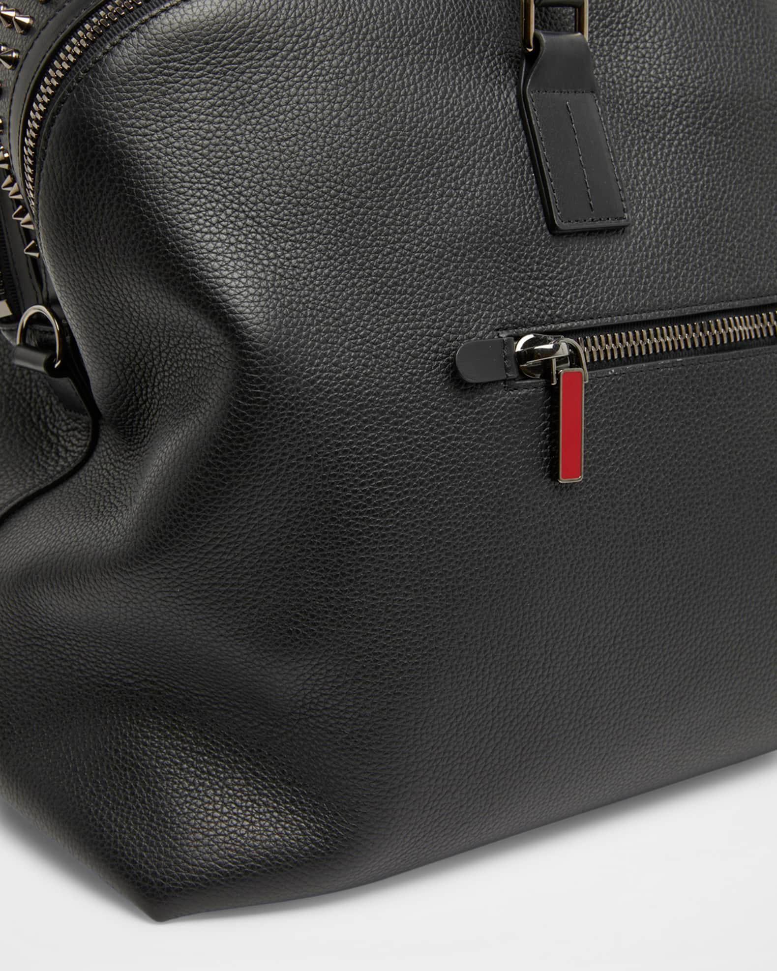 Men's Funky Leather Empire Spikes Weekender Bag Product Image